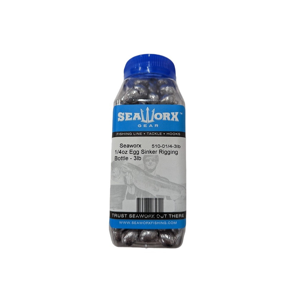 1/4oz Egg Sinker Rigging Bottle - 3lb