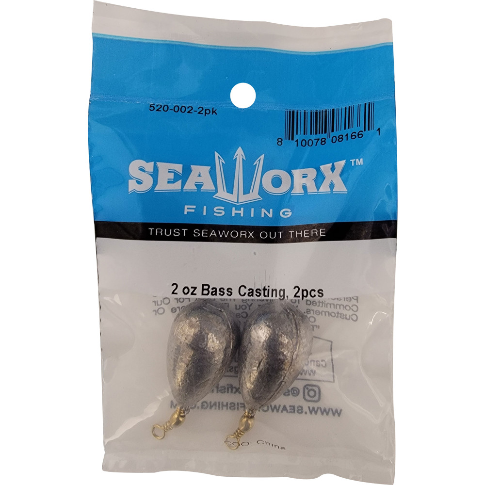 2 oz Bass Casting, 2pcs