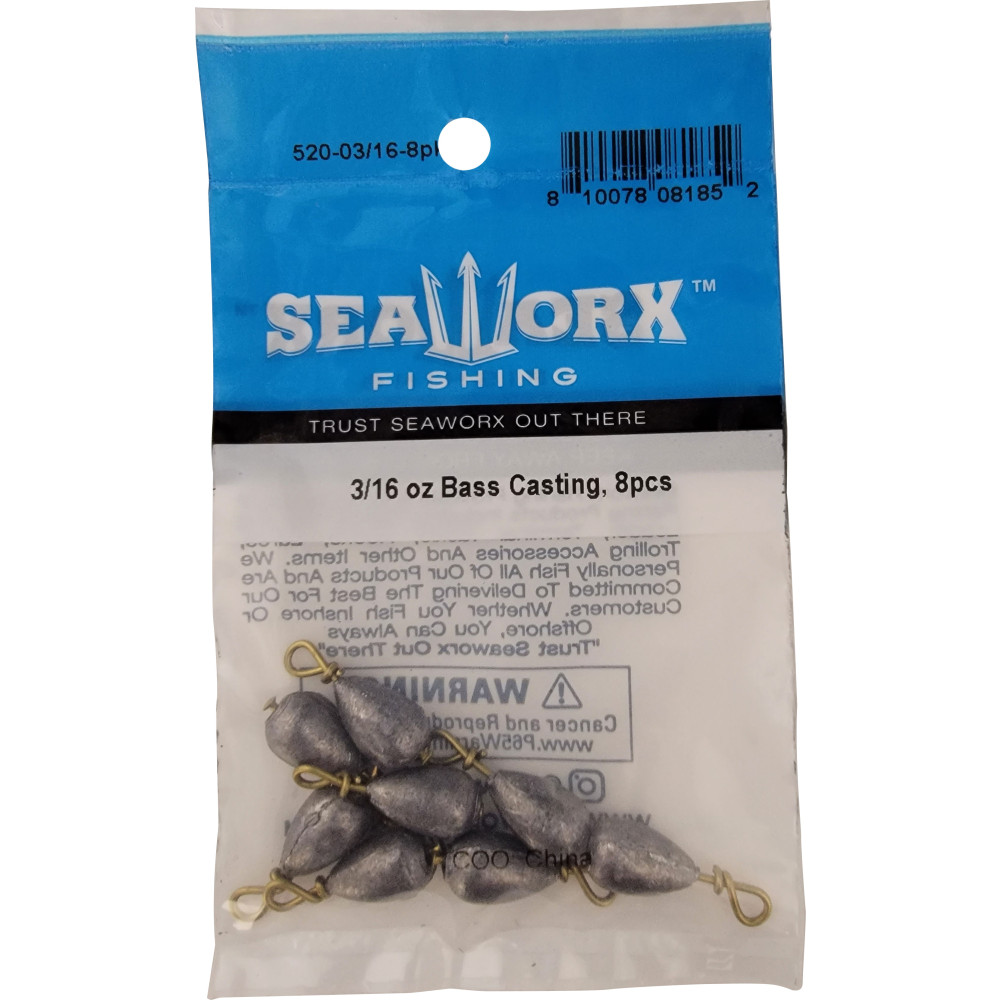 3/16 oz Bass Casting, 8pcs
