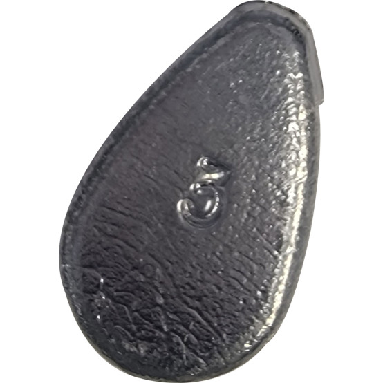 No Roll Sinker, 3oz, 5lb (27) bag