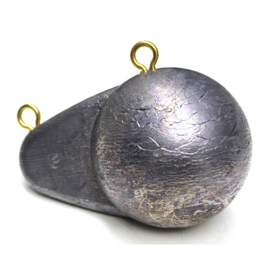 Down Rigger Ball with fin, 8lb (DR-8UN)