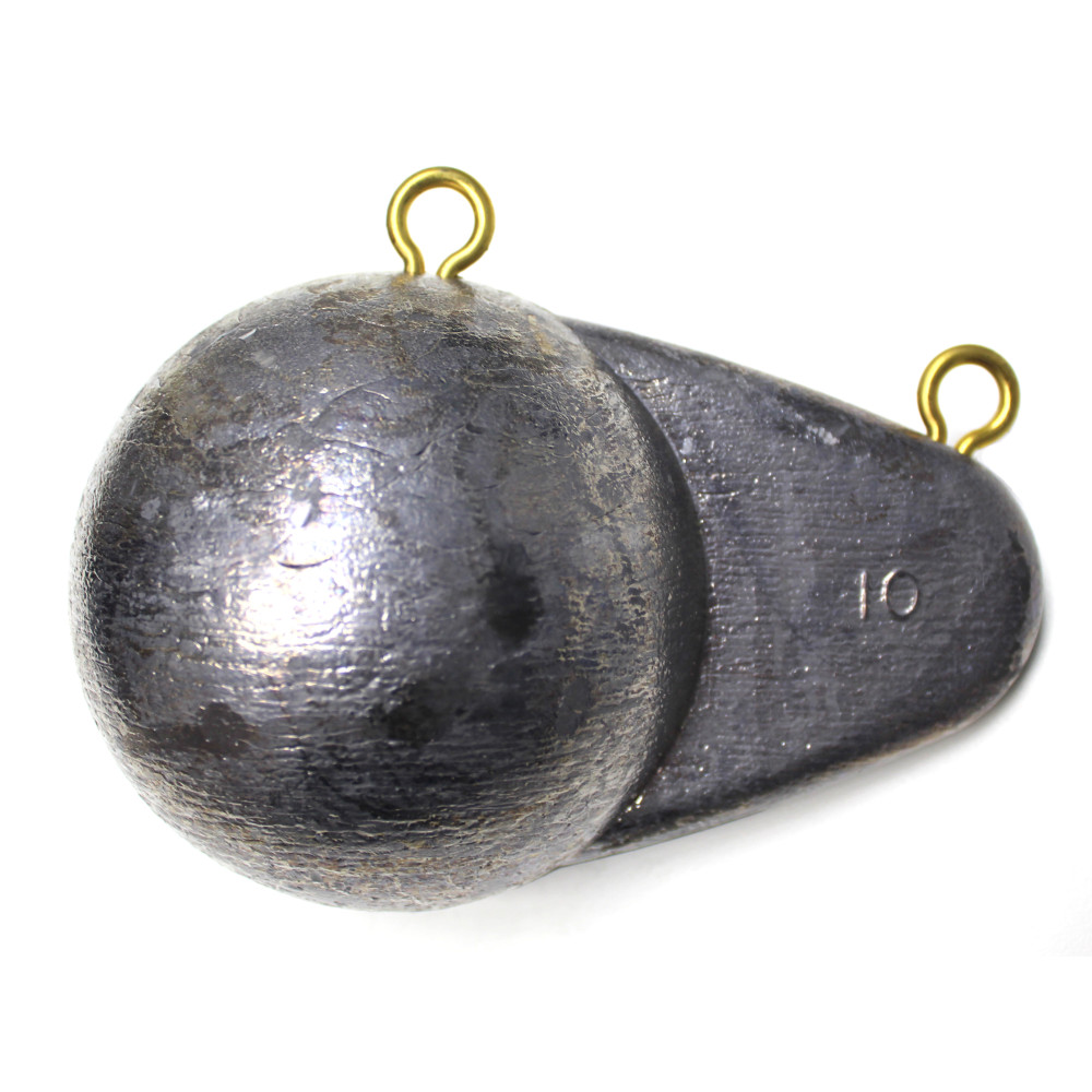 Down Rigger Ball with fin, 10lb (DR-10UN)