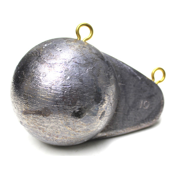Down Rigger Ball with fin, 10lb (DR-10UN)