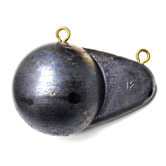 Down Rigger Ball with fin, 12lb (DR-12UN)