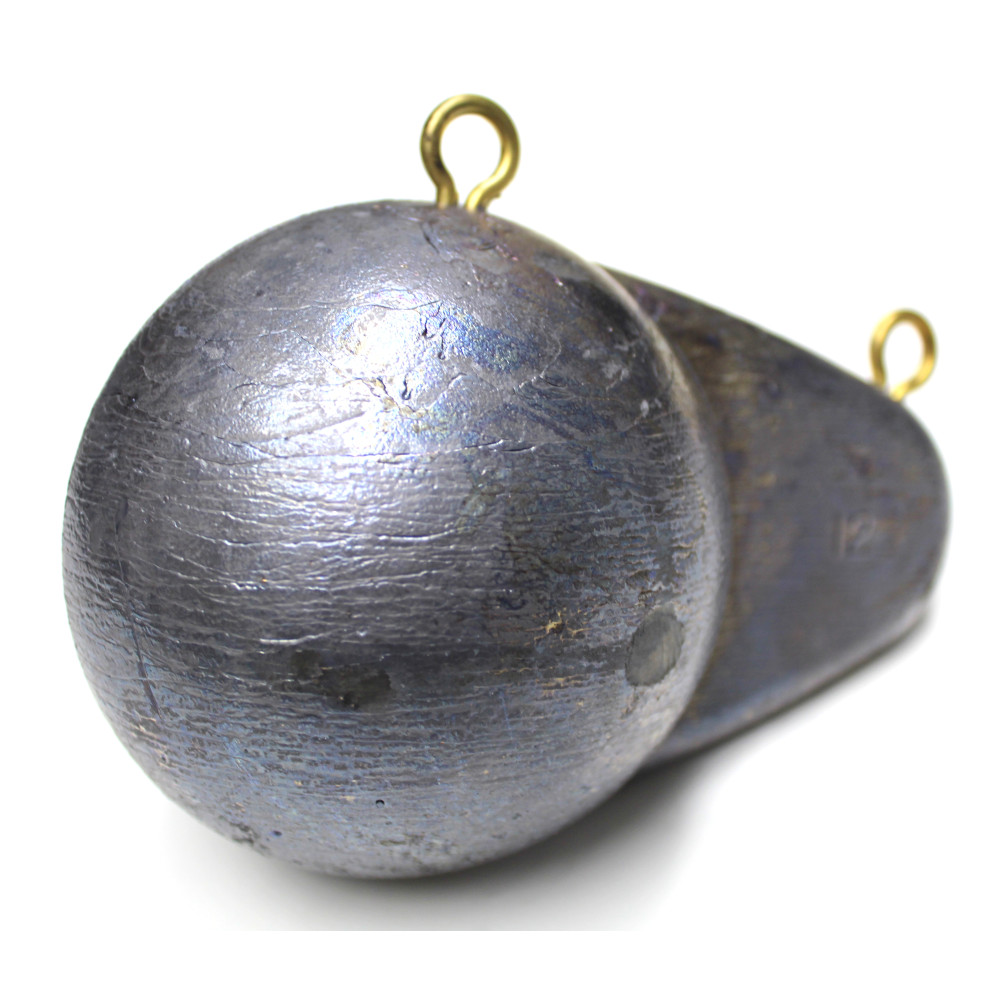 Down Rigger Ball with fin, 12lb (DR-12UN)