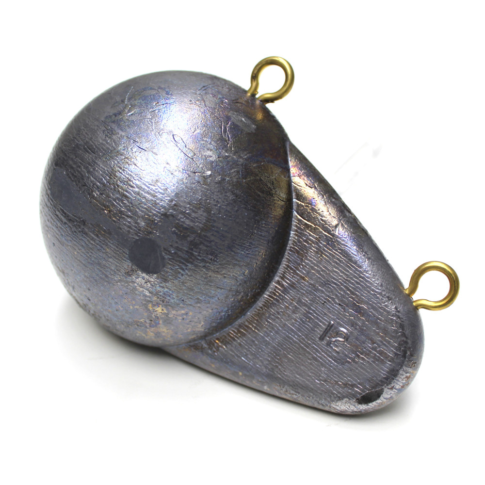 Down Rigger Ball with fin, 12lb (DR-12UN)