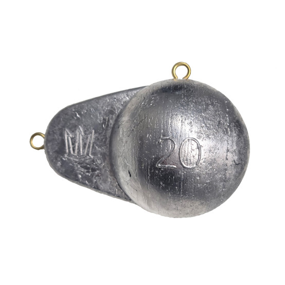 Down Rigger Ball with fin, 20lb