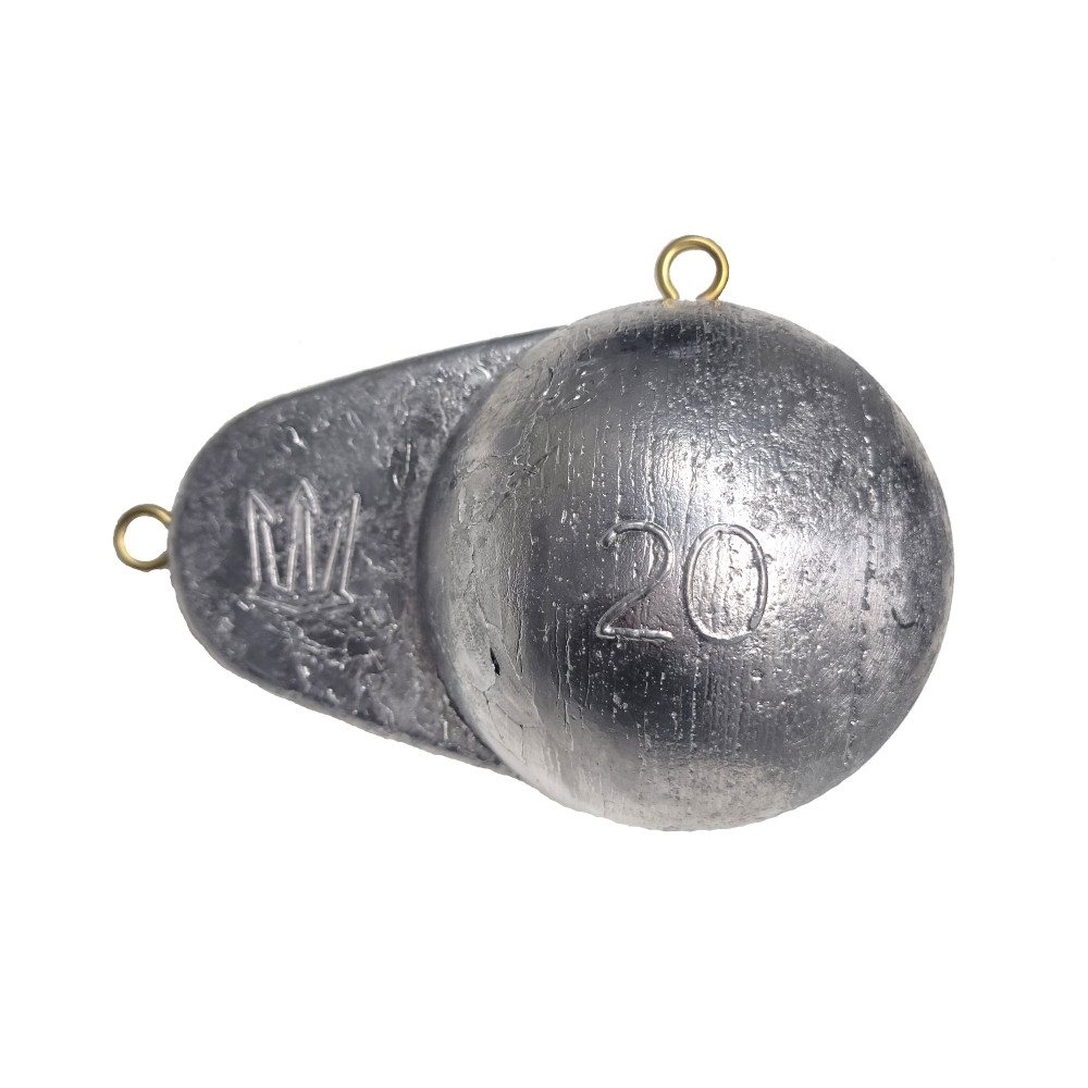 Down Rigger Ball with fin, 20lb