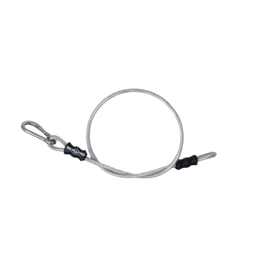 2ft Kayak/Trolling Leash, 1 Carabiner