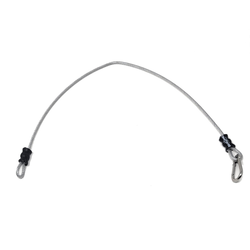 2ft Kayak/Trolling Leash, 1 Carabiner