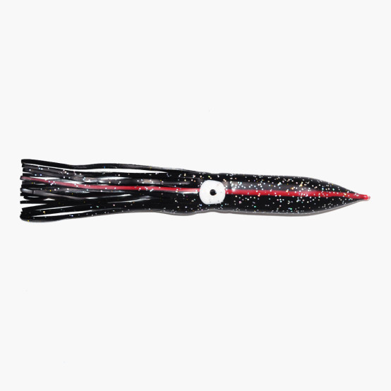 13" Squid Skirt, Flaky Black