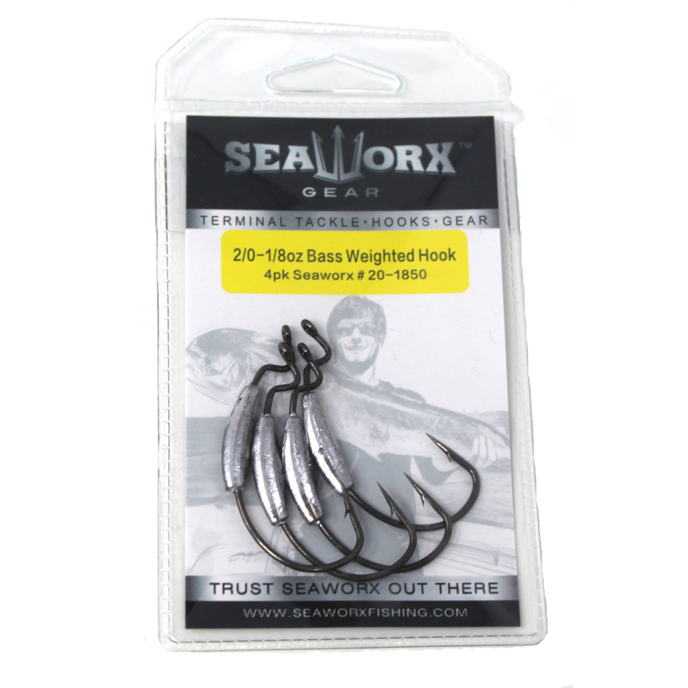Weighted Hook, Size 2/0, 1/8oz, 4pk