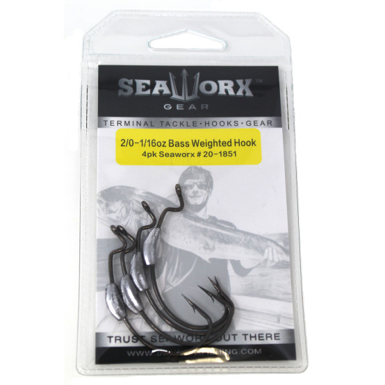 Weighted Hook, Size 2/0, 1/16oz, 4pk