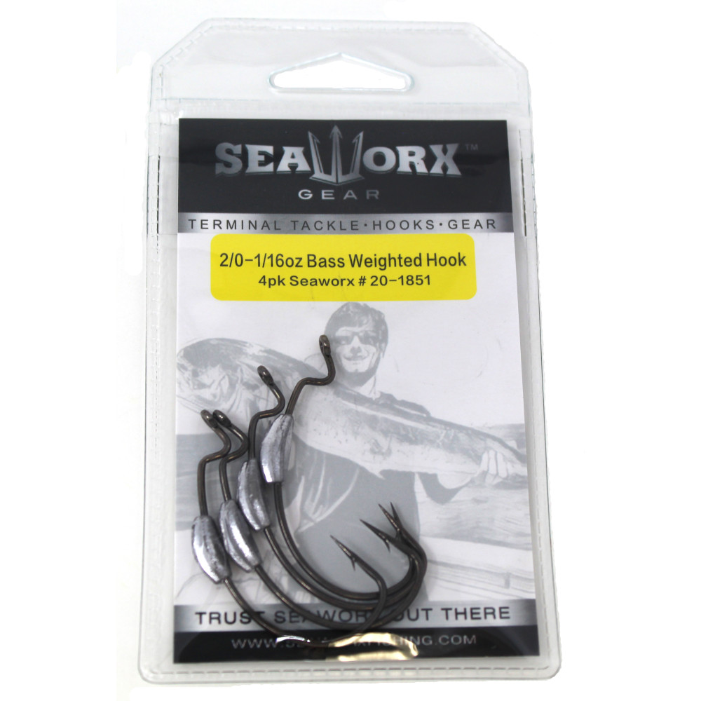 Weighted Hook, Size 2/0, 1/16oz, 4pk