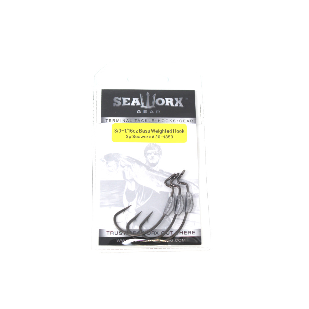Weighted Hook, Size 3/0, 1/16oz, 3pk