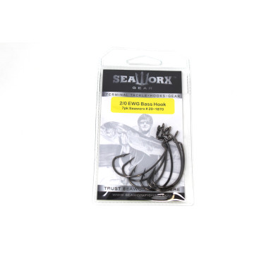 Bass Hook, 2/0, 7pcs