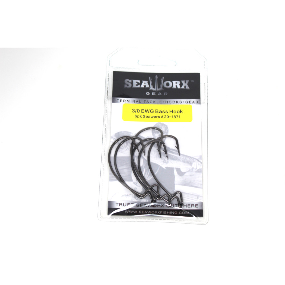 Bass Hook, 3/0, 6pcs