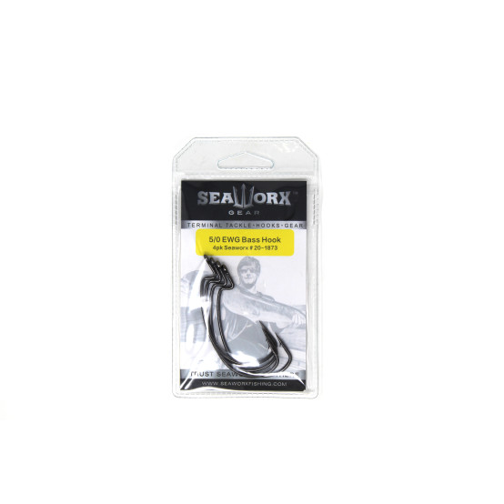 Bass Hook, 5/0, 4pcs