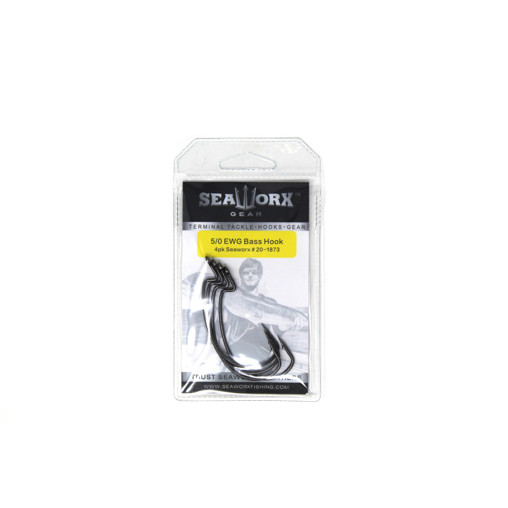 Bass Hook, 5/0, 4pcs