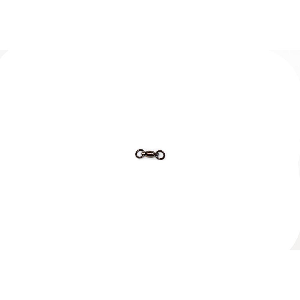 #0, 65lb, Ball Bearing Swivel w/solid ring, 12pk