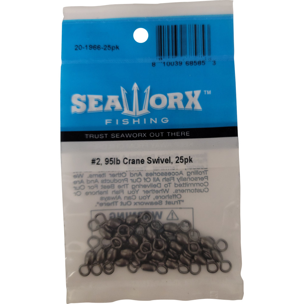 #2, 95lb Crane Swivel, 25pk