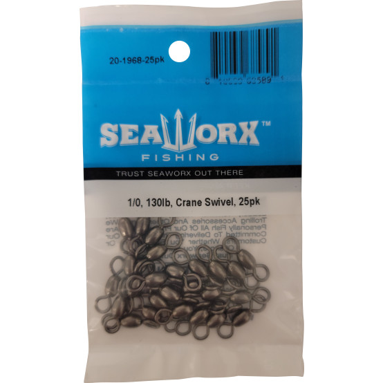 1/0, 130lb, Crane Swivel, 25pk