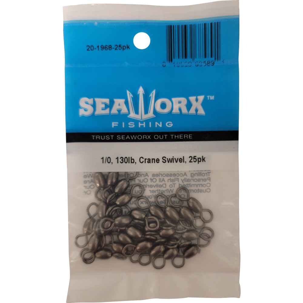 1/0, 130lb, Crane Swivel, 25pk