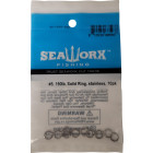 #5, 150lb, Solid Ring, stainless, 10pk