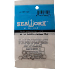 #6, 70lb, Split Ring, stainless, 10pk