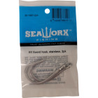 6/0 Sword hook, stainless, 2pk