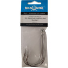 10/0 Sword hook, stainless steel, 2pk