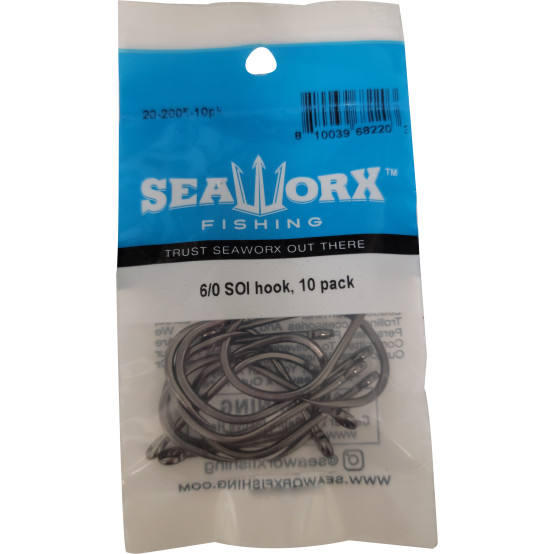 6/0 SOI hook, 10pk