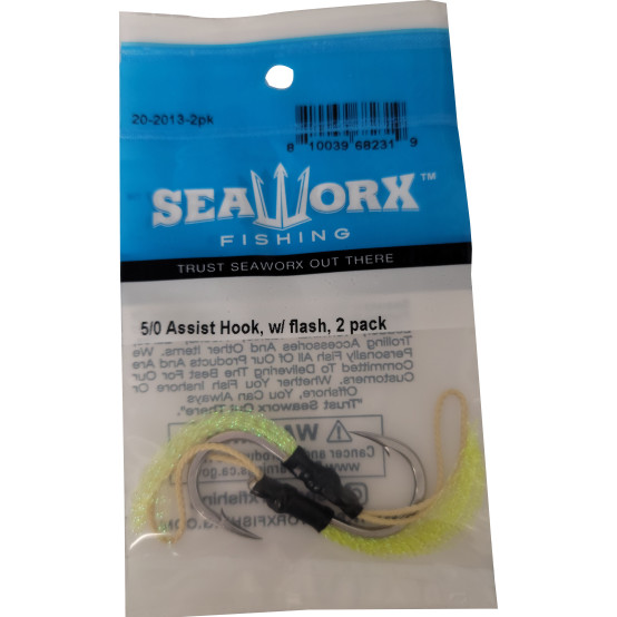 5/0 Assist hook, 2pk