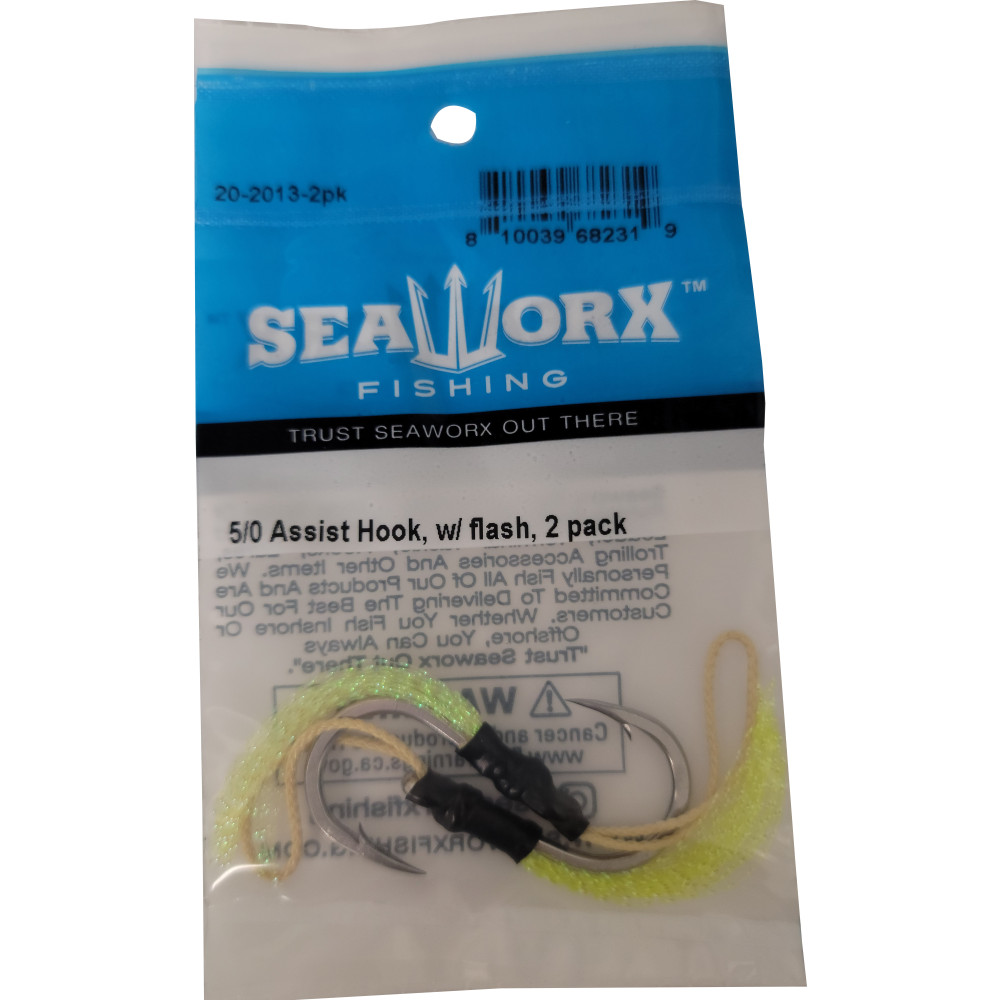 5/0 Assist hook, 2pk