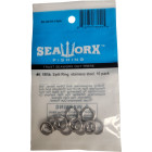 #9, 180lb, Split Ring, stainless steel, 10pk