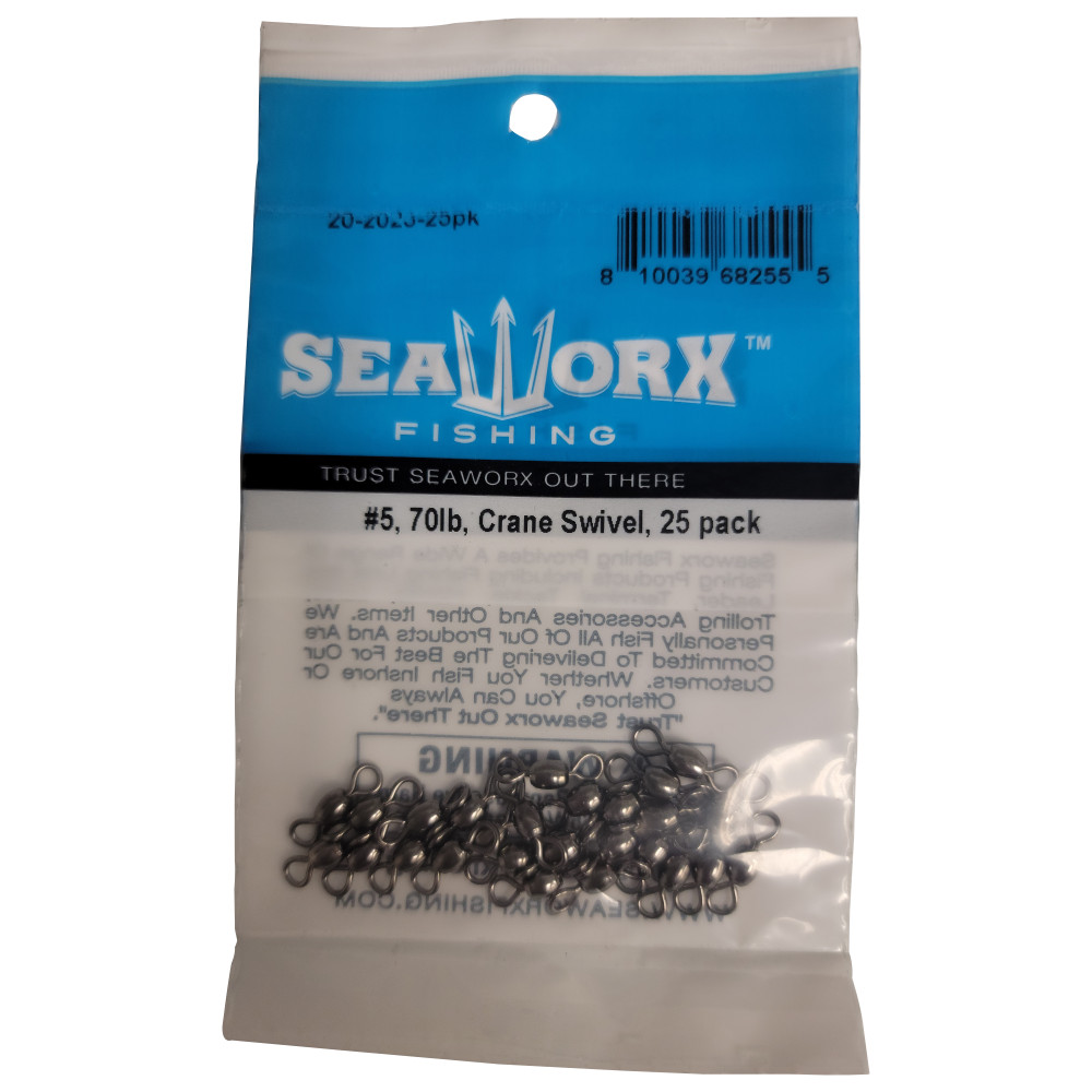 #5, 70lb, Crane Swivel, 25pk