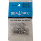 Size 8, 450lb, Stainless steel ball bearing swivel, coastlock snap, 2 pk