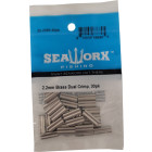 2.2mm Brass Dual Crimp, 30pk