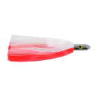Bally Turbo lure, 8.25" chrome head, pink/white hair skirt