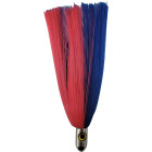 Bally Turbo lure, 6.75" chrome head, pink/blue hair skirt