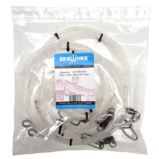 Shock Leader, 250lb, 25ft, 5 pack