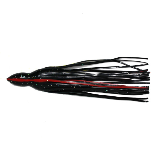 4.5" Octopus Skirt, Flaky Black