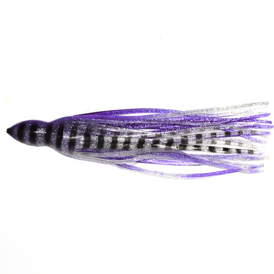 4.5" Octopus Skirt, Purple Zebra