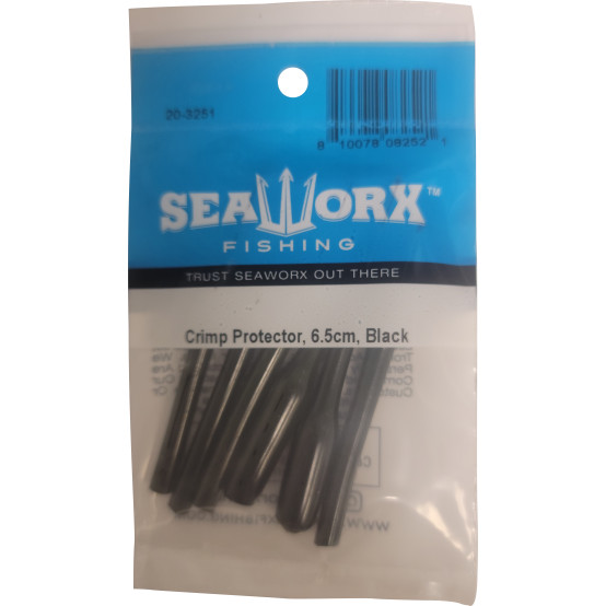 Crimp Protector, Black, 6pk