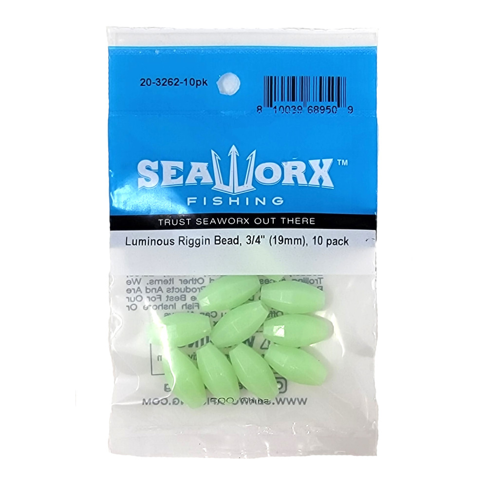 Luminous Rigging Bead, 3/4" (19mm), 10 pack