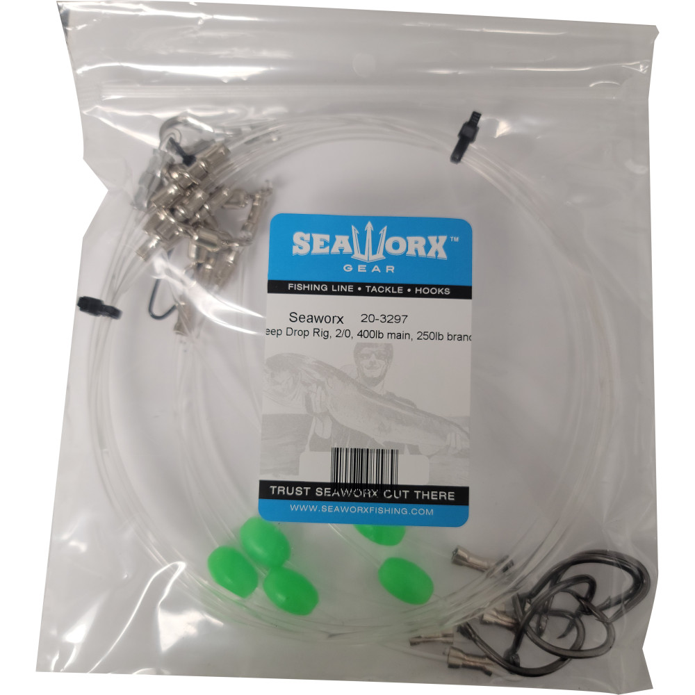 Deep Drop Rig, 2/0, 400lb main, 250lb branch