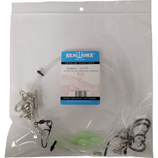 Deep Drop Rig, 4/0, 400lb main, 250lb branch