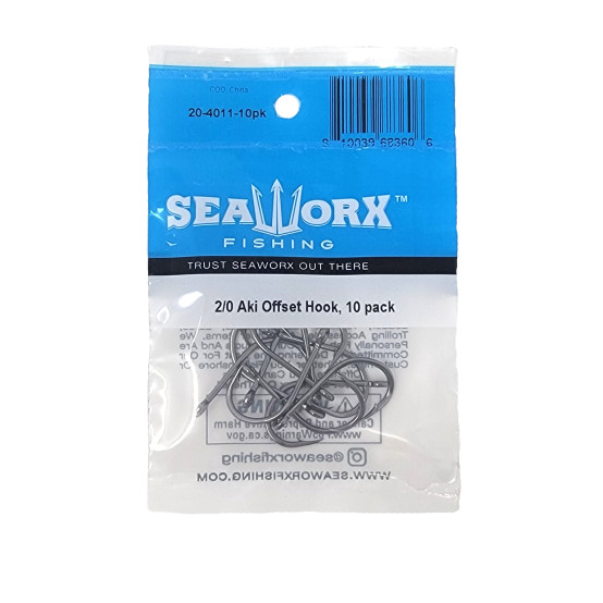 2/0 Aki Offset Hook, 10pk