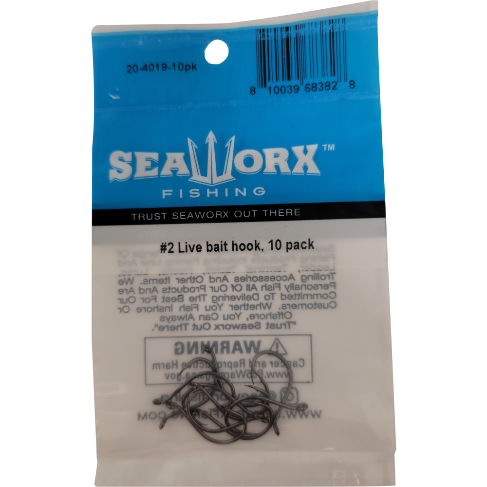 #2 Live bait hook, 10pk