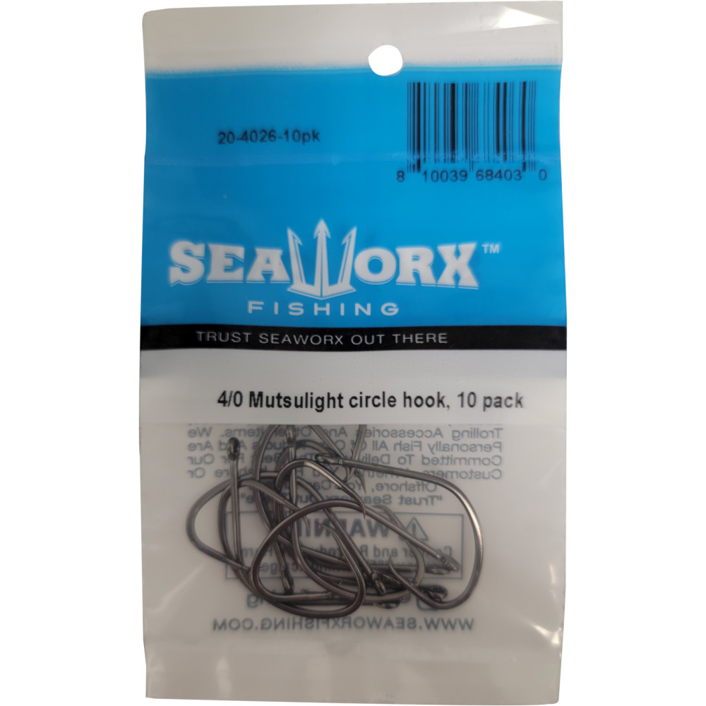 4/0 Mutsulight circle hook, 10pk